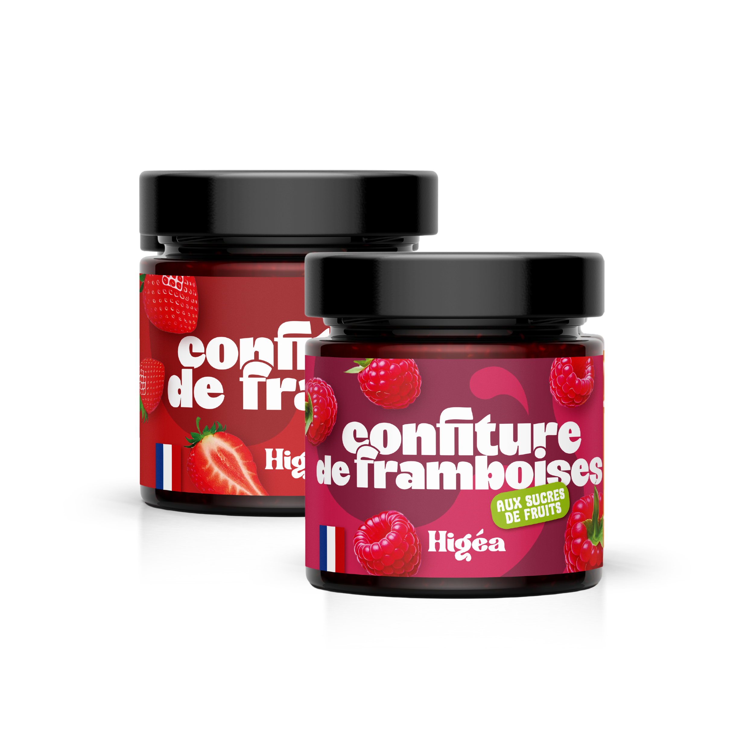 Duo de confitures 100% fruits