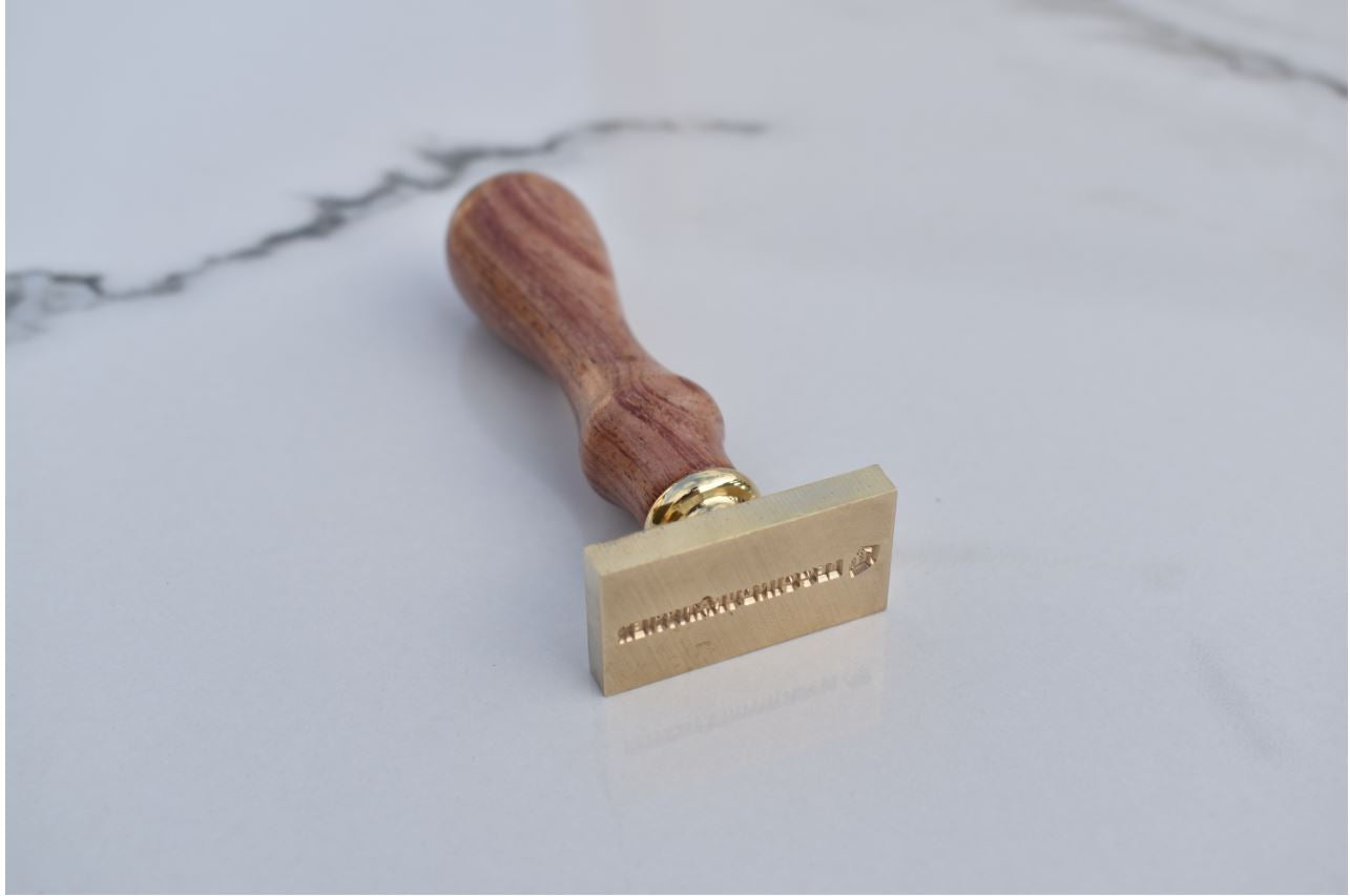 Sceau Tampon à chocolat Personnalisé Rectangle