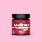 Confiture de framboises 100% fruits